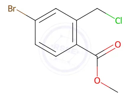 Chemical structure of Methyl 4-bromo-2-(chloromethyl)benzoate