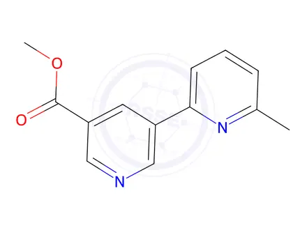 Chemical structure of Methyl 6-methyl-[2,3'-bipyridine]-5'-carboxylate