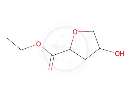 Chemical structure of ethyl 4-hydroxytetrahydrofuran-2-carboxylate