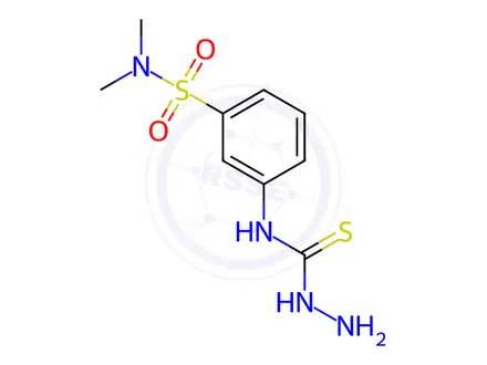 Chemical structure of n-(3-(n,n-Dimethylsulfamoyl)phenyl)hydrazinecarbothioamide