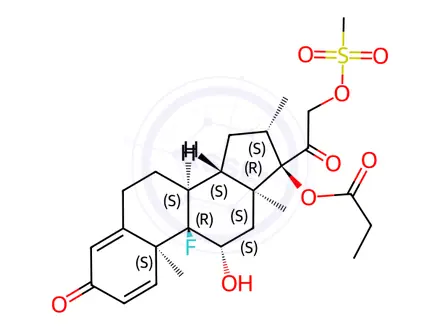 Chemical structure of Clobetasol Propionate EP Impurity I