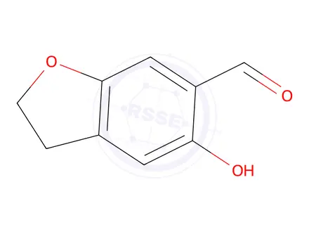 Chemical structure of 5-Hydroxy-2,3-dihydrobenzofuran-6-carboxaldehyde