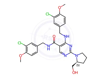 Chemical structure of Avanafil Impurity 1