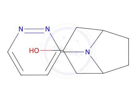 Chemical structure of 8-(pyridazin-3-yl)-8-azabicyclo[3.2.1]octan-3-ol