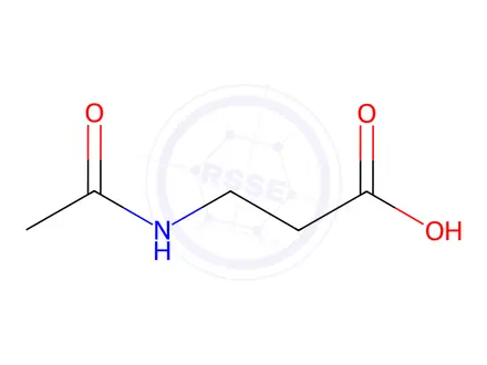 Chemical structure of N-Acetyl-β-alanine