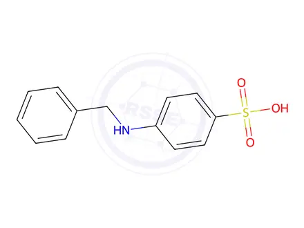 Chemical structure of 4-[(tolyl)amino]benzenesulphonic acid