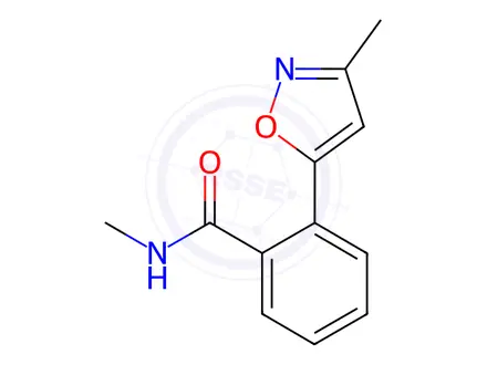 Chemical structure of N-Methyl-2-(3-methylisoxazol-5-yl)benzamide