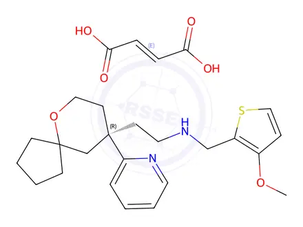Chemical structure of Oliceridine (Fumarate)