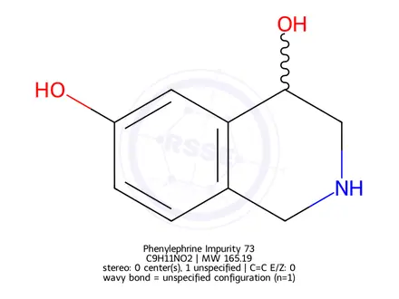Chemical structure of Phenylephrine Impurity 73