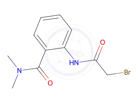 Chemical structure of 2-[(2-Bromoacetyl)amino]-N,N-dimethylbenzamide