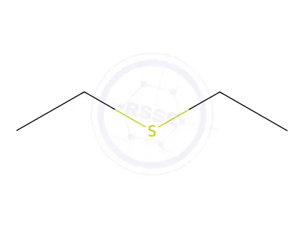 Chemical structure of Diethyl sulfide