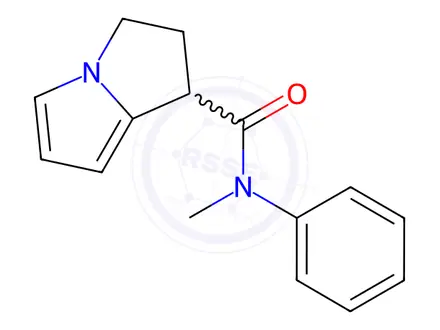 Chemical structure of N-Methyl-N-phenyl-2,3-dihydro-1H-pyrrolizine-1-carboxamide