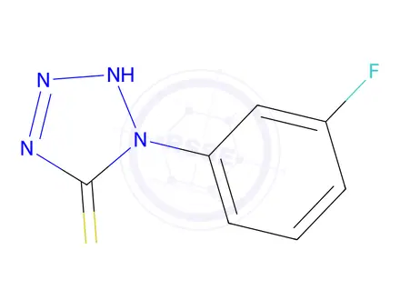 Chemical structure of 1-(3-FLUOROPHENYL)-1H-TETRAZOLE-5-THIOL