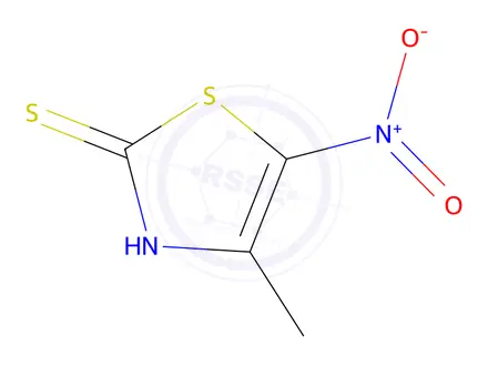 Chemical structure of 4-Methyl-5-nitrothiazole-2(3H)-thione