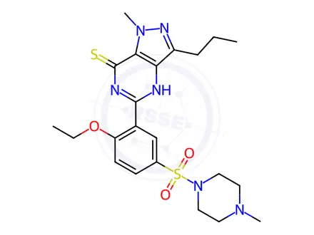 Chemical structure of Thiosildenafil