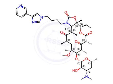 Chemical structure of Telithromycin