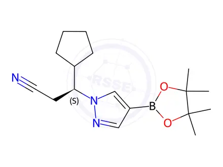 Chemical structure of Ruxolitinib Phosphate Impurity 188