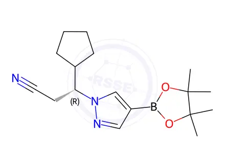 Chemical structure of Ruxolitinib Impurity 48