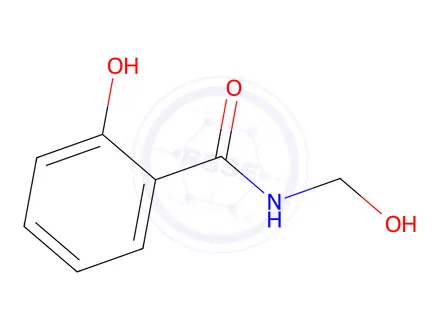 Chemical structure of N-(Hydroxymethyl)salicylamide