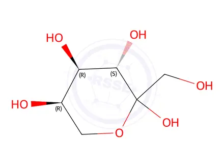 Chemical structure of Lactulose Impurity 4 (Lactulose EP Impurity D) (Topiramate EP Impurity E)