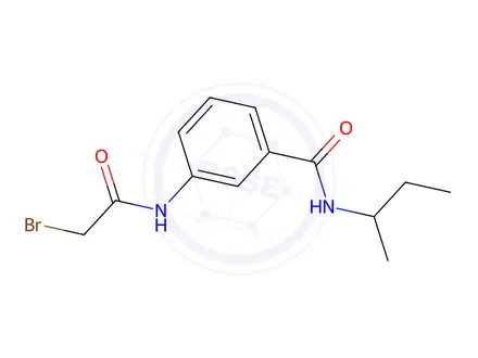 Chemical structure of 3-[(2-Bromoacetyl)amino]-N-(sec-butyl)benzamide