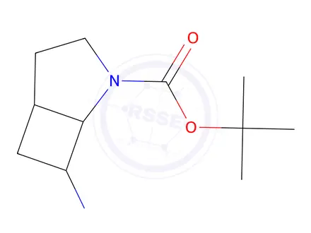 Chemical structure of (1S,5S,7S)-2-Boc-7-amino-2-azabicyclo[3.2.0]heptane