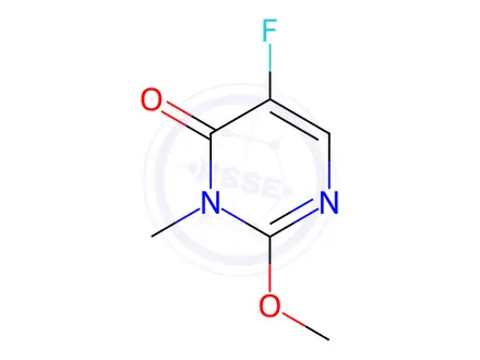 Chemical structure of 5-Fluoro-2-methoxy-3-methylpyrimidin-4(3H)-one