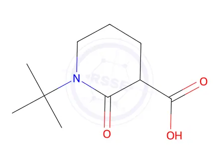 Chemical structure of 1-tert-Butyl-2-oxopiperidine-3-carboxylic acid