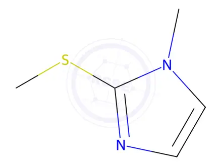 Chemical structure of 1-Methyl-2-(methylthio)imidazole
