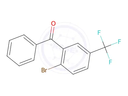 Chemical structure of 2-Bromo-5-(trifluoromethyl)benzophenone