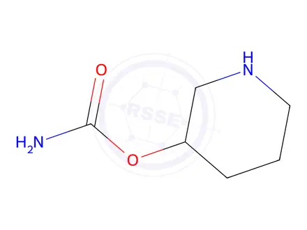 Chemical structure of piperidin-3-yl carbamate