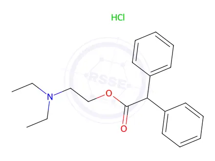 Chemical structure of Adiphenine Hydrochloride