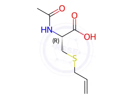 Chemical structure of N-Acetyl-S-allyl-L-cysteine