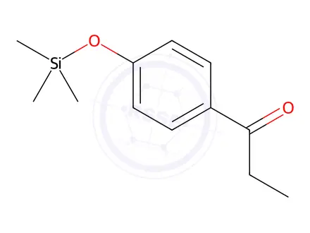 Chemical structure of 4'-[(Trimethylsilyl)oxy]propiophenone