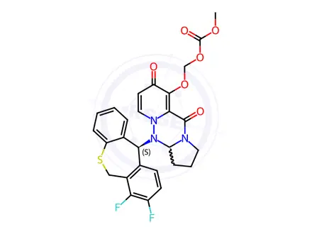 Chemical structure of Suraxavir Marboxil Impurity 112