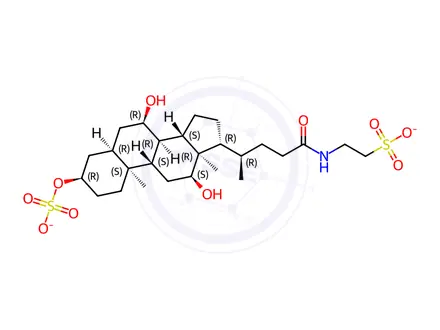 Chemical structure of 3-Sulfo-taurocholic Acid Disodium Salt
