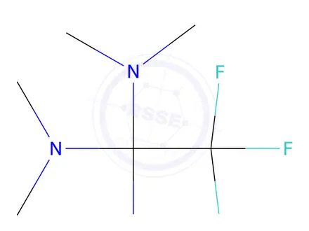 Chemical structure of 2,2,2-Trifluoro-N,N,N',N',N'',N''-hexamethylethane-1,1,1-triamine