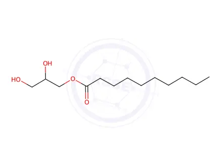 Chemical structure of Monocaprin