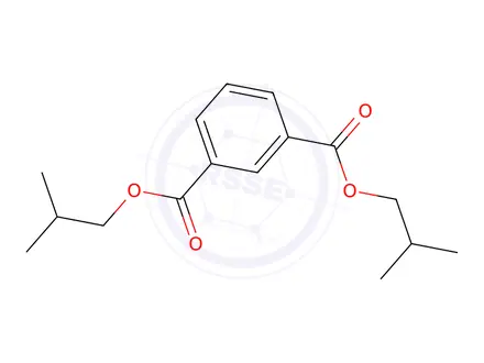 Chemical structure of Isophthalic acid diisobutyl ester