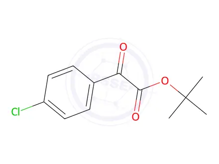 Chemical structure of tert-Butyl 2-(4-chlorophenyl)-2-oxoacetate