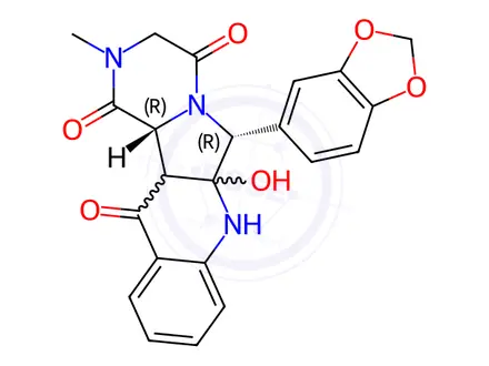 Chemical structure of Tadalafil EP Impurity E