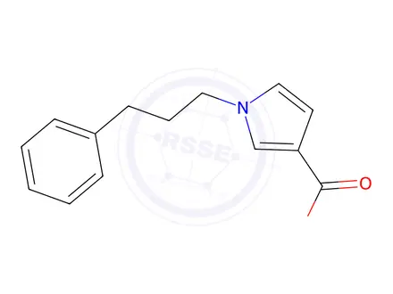 Chemical structure of 1-(3-Phenylpropyl)-1h-pyrrole-3-carboxylic Acid