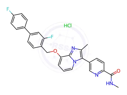 Chemical structure of Γ-SECRETASE MODULATOR 11 HYDROCHLORIDE