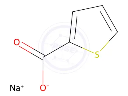 Chemical structure of Sodium Thiophene-2-carboxylate