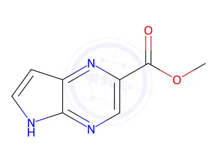 Chemical structure of Methyl 5H-pyrrolo[2,3-b]pyrazine-2-carboxylate