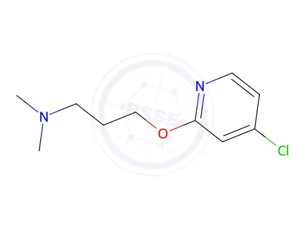 Chemical structure of 3-((4-Chloropyridin-2-yl)oxy)-N,N-dimethylpropan-1-amine