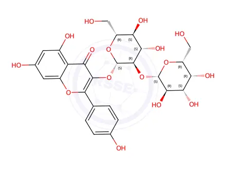 Chemical structure of camelliaside C