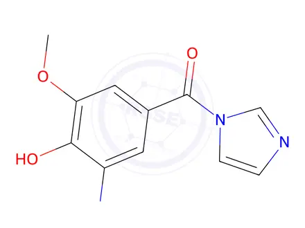 Chemical structure of Opicapone impurity 17