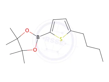 Chemical structure of 2-(5-butylthiophen-2-yl)-4,4,5,5-tetramethyl-1,3,2-dioxaborolane
