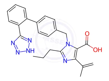 Chemical structure of Dehydro Olmesartan